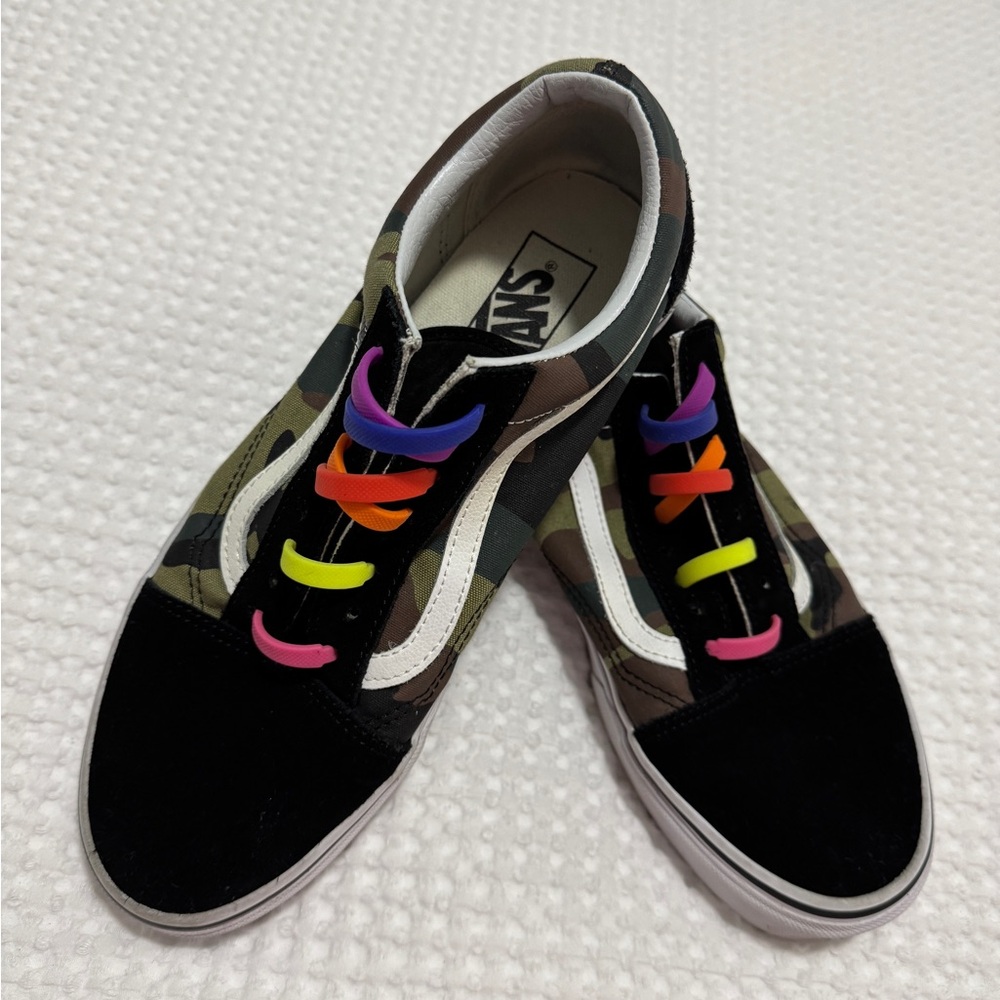 Vans Multicolor Lace Camo Sneakers